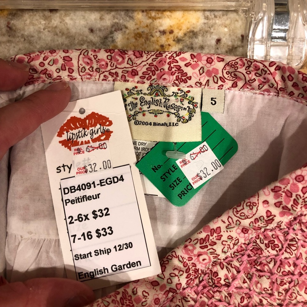 NWT English Roses Liberty Print Set - Picture 3 of 7